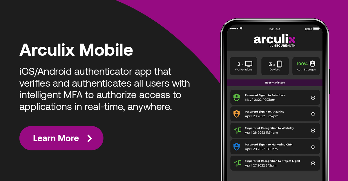 Arculix Mobile SecureAuth